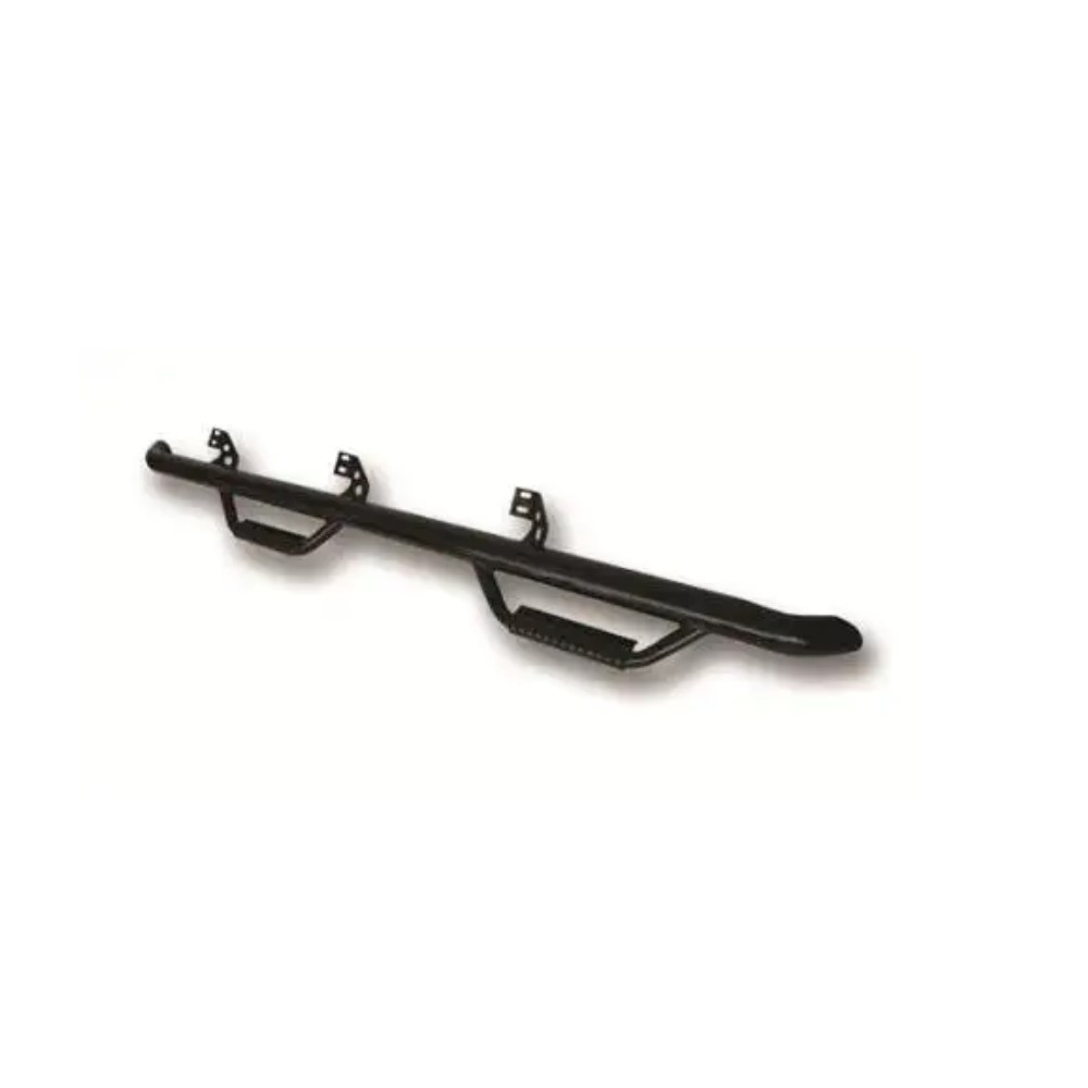 Smittybilt Nerf Steps Side bars w/Cleated Steps (Wheel to Wheel) - Black - Toyota FJ Cruiser ( 2007 - 2018 )